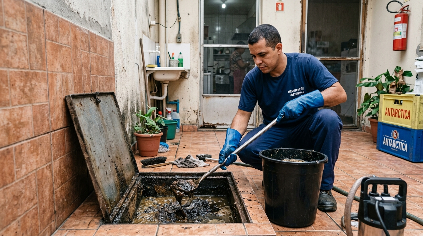 Limpeza de Caixa de Gordura perto de mim em Rio Verde‑GO